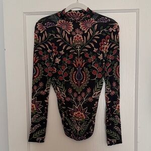 FARM Rio Ikat Floral Shirt